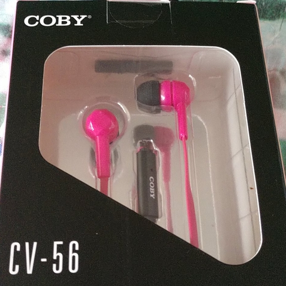 Coby Pink Earbuds NWOT/ NIB - Picture 3 of 4